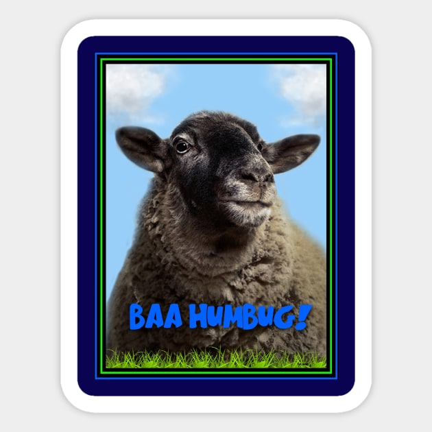 BAA HUMBUG Sticker by PETER J. KETCHUM ART SHOP